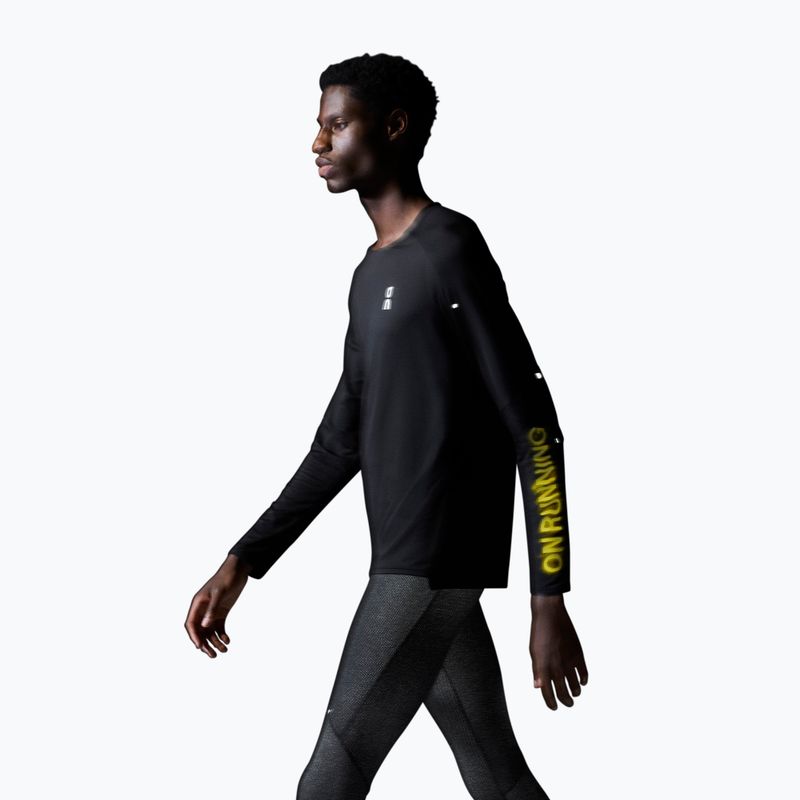 Longsleeve de alergare pentru bărbați On Performance Long-T Lumos black 4