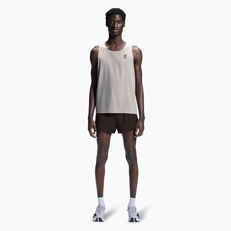 Tank top de alergare pentru bărbați On Race Singlet pearl 2