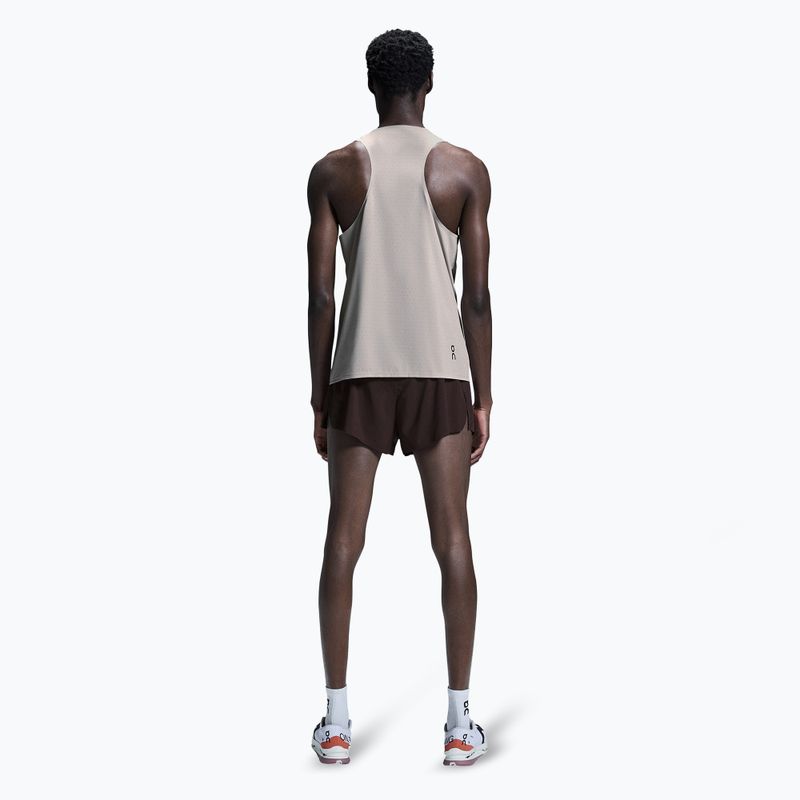 Tank top de alergare pentru bărbați On Race Singlet pearl 3