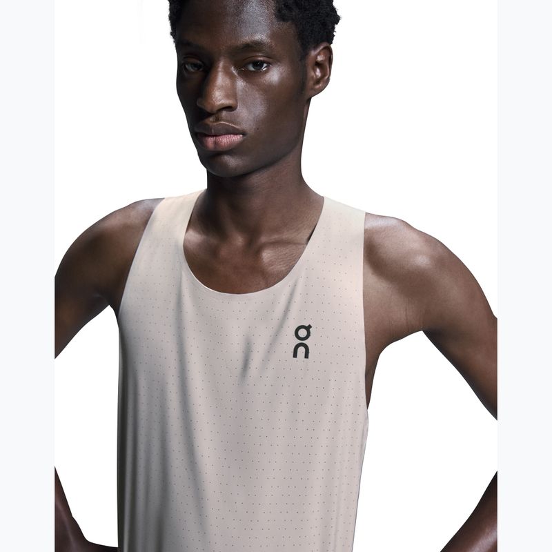 Tank top de alergare pentru bărbați On Running Race Singlet pearl 5