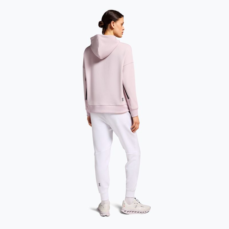 Pantaloni de antrenament pentru femei On Running Sweat white 3