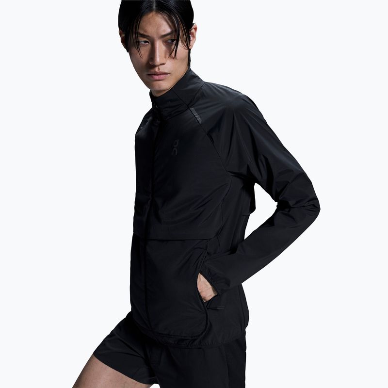 Geacă de alergare pentru bărbați On Weather Inulated black 7