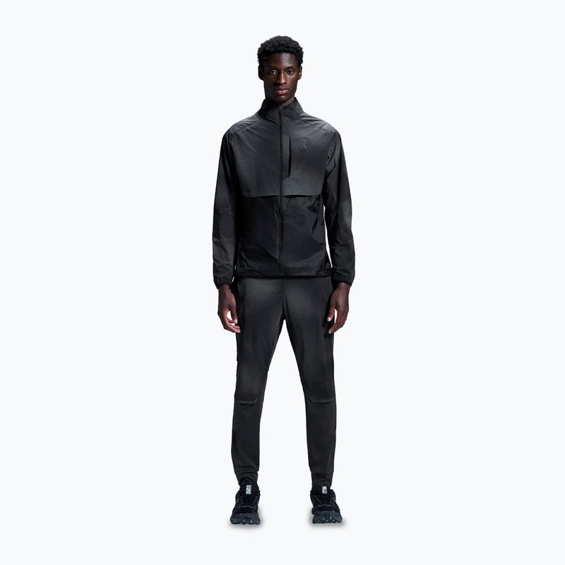 Pantaloni de alergare pentru bărbați On Running Weather Pants Lumos black 2