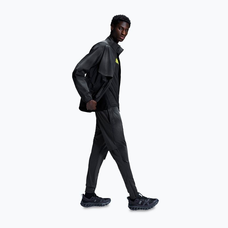 Pantaloni de alergare pentru bărbați On Running Weather Pants Lumos black 5