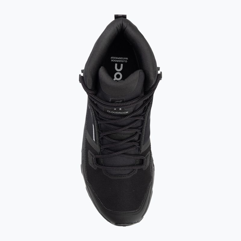 Încălțăminte pentru bărbați  On Running Cloudrock Mid Waterproof black/black 5