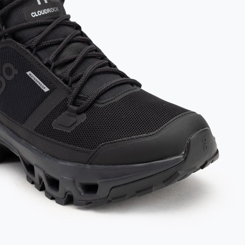 Încălțăminte pentru bărbați On Cloudrock Mid Waterproof black/black 7