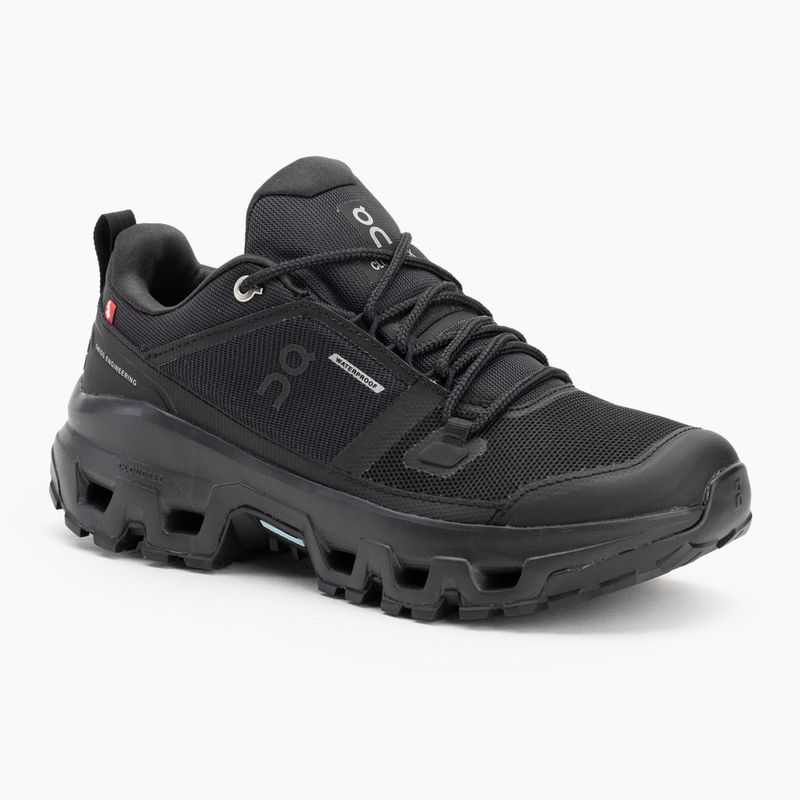 Încălțăminte pentru femei On Cloudrock Low Waterproof black/black