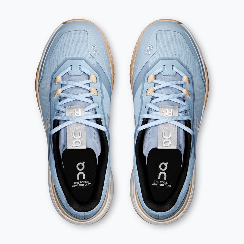 Încălțăminte de tenis pentru femei On The Roger Advantage Pro Clay chambray/blonde 13