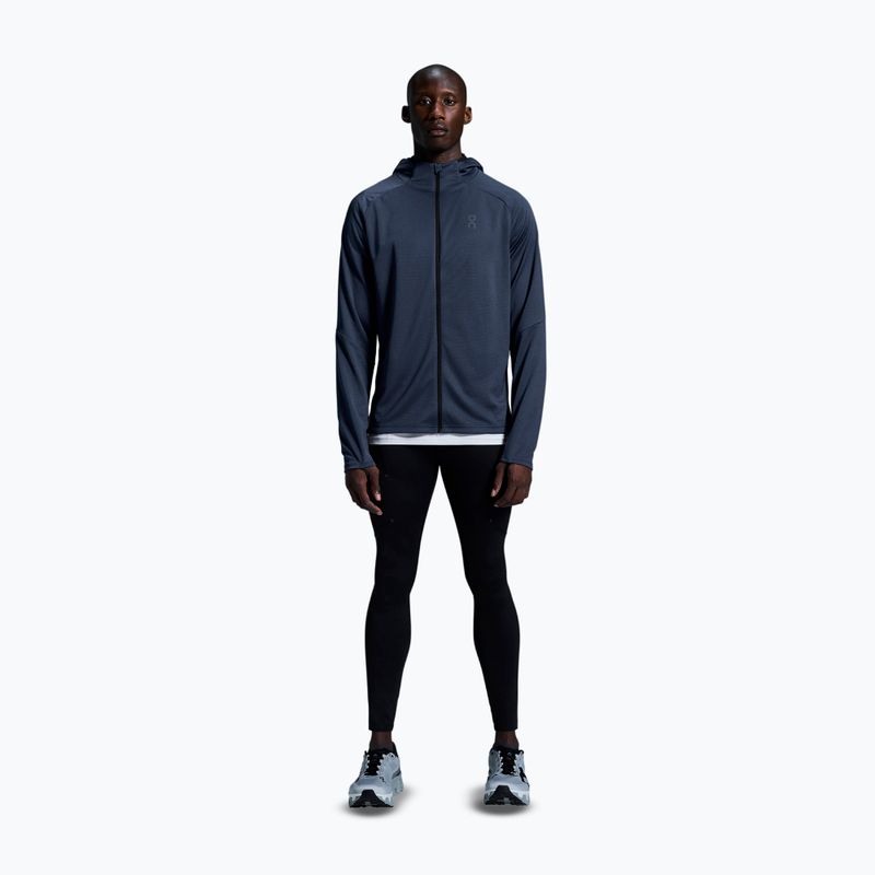 Bluză de alergare pentru bărbați  On Running Climate Zip Hoodie midnight 2