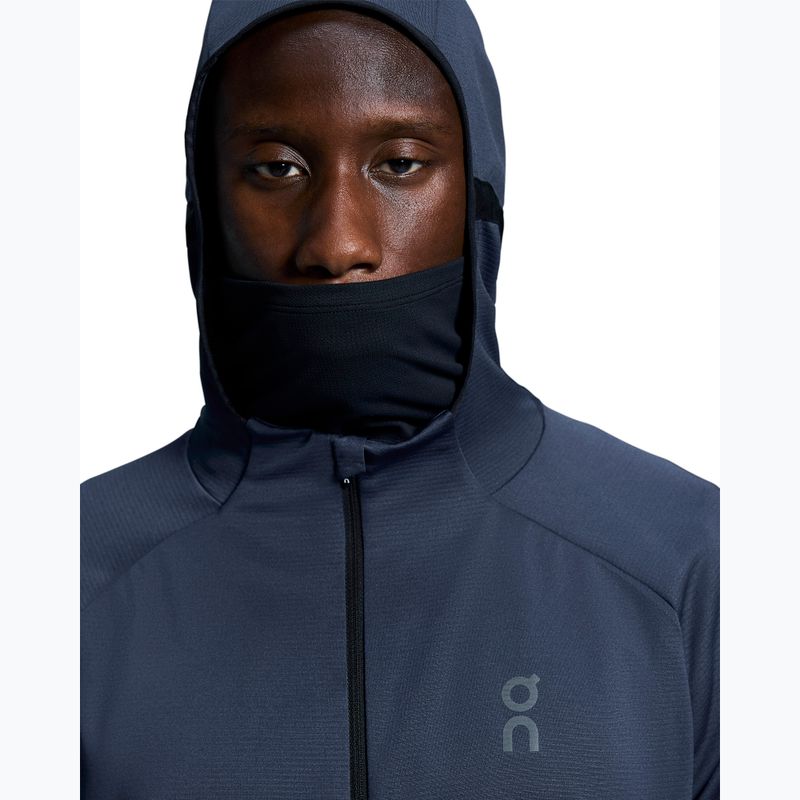 Bluză de alergare pentru bărbați  On Running Climate Zip Hoodie midnight 5