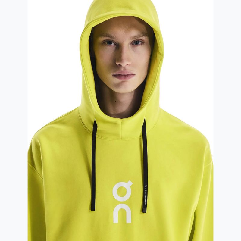 Bluză pentru bărbați On Running Club Hoodie lime 4