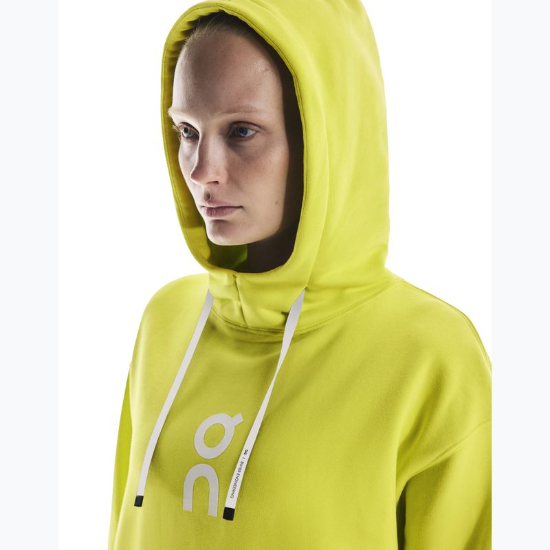 Bluză pentru femei On Running Club Hoodie lime 6