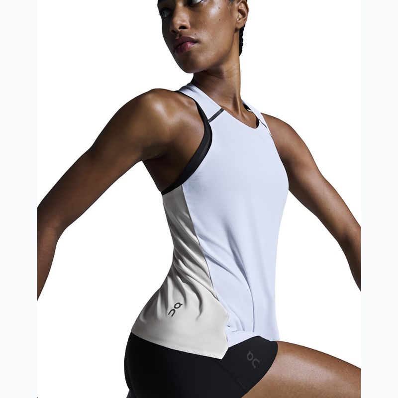 Tricou de alergare pentru femei On Performance Tank white/silver 5