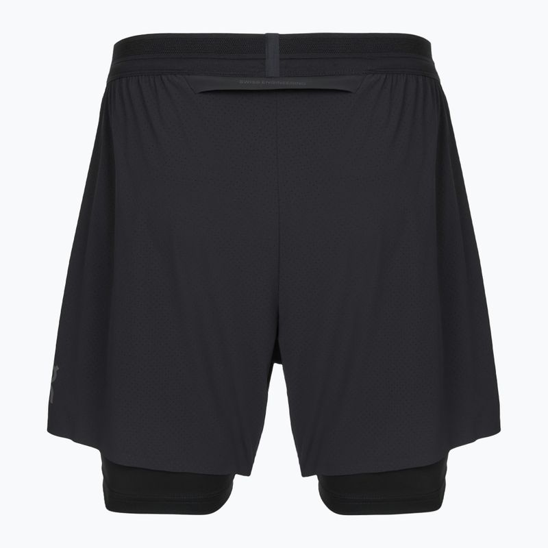 Pantaloni scurți de alergare pentru bărbați On 5" Performance 2/1 black 2