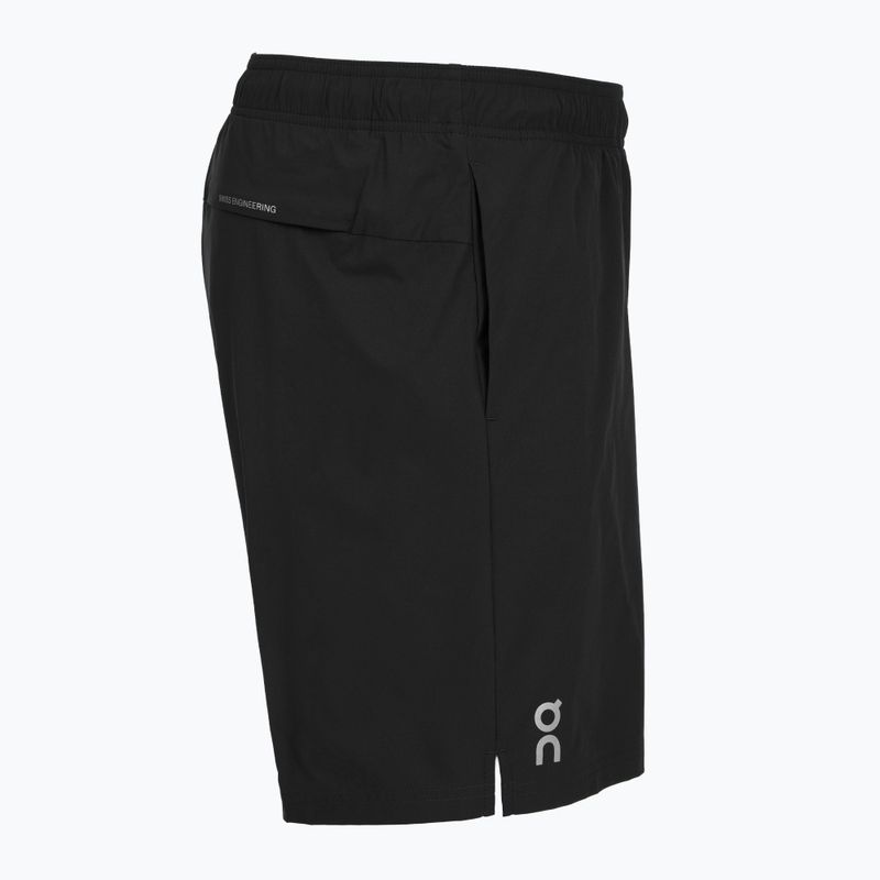 Pantaloni scurți de alergare pentru bărbați On 7" Core black 3