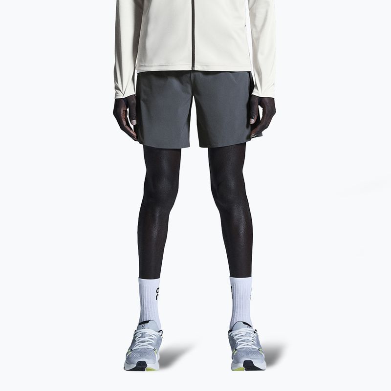 Pantaloni scurți de alergare pentru bărbați On 7" Performance eclipse