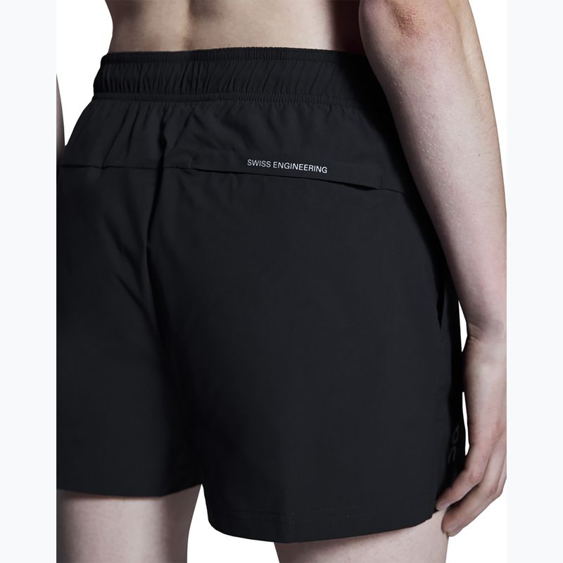 Pantaloni scurți de alergare pentru femei On 3" Core black 5