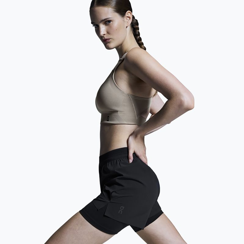 Pantaloni scurți de alergare pentru femei On 3" Performance 2/1 black 5