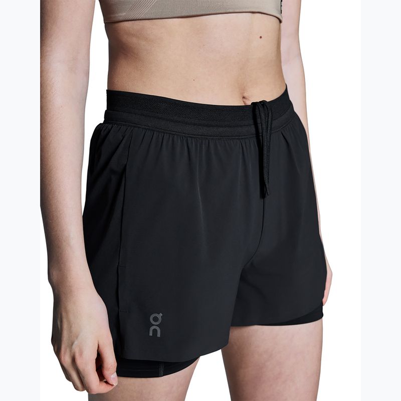 Pantaloni scurți de alergare pentru femei On 3" Performance 2/1 black 6