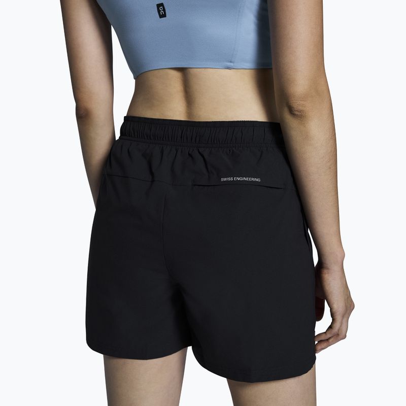 Pantaloni scurți de alergare pentru femei On Running 5" Core black 6