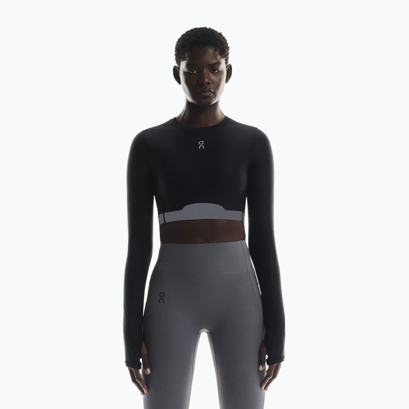 Longsleeve de antrenament pentru femei On Train Crop black