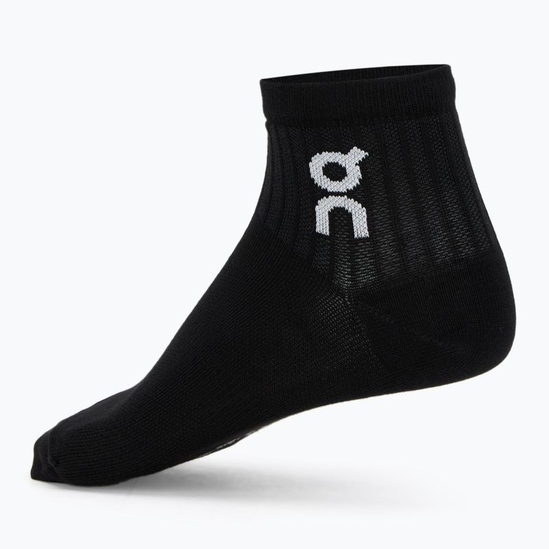 Șosete On Running Logo Sock Mid 3 pary black 2