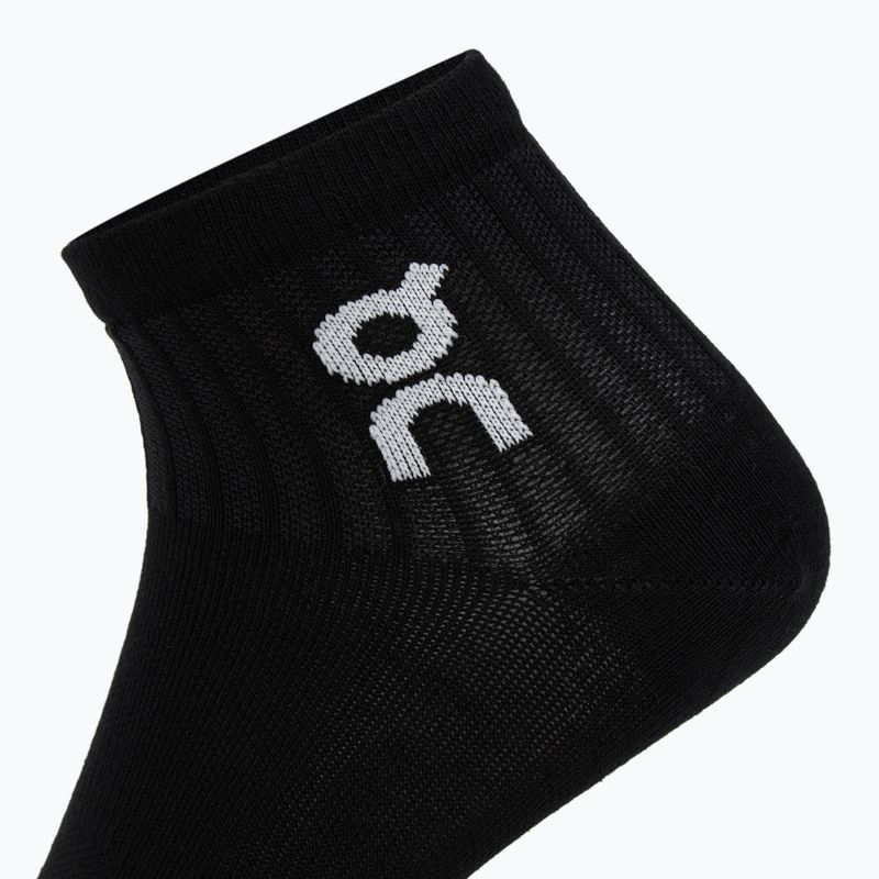 Șosete On Running Logo Sock Mid 3 pary black 4