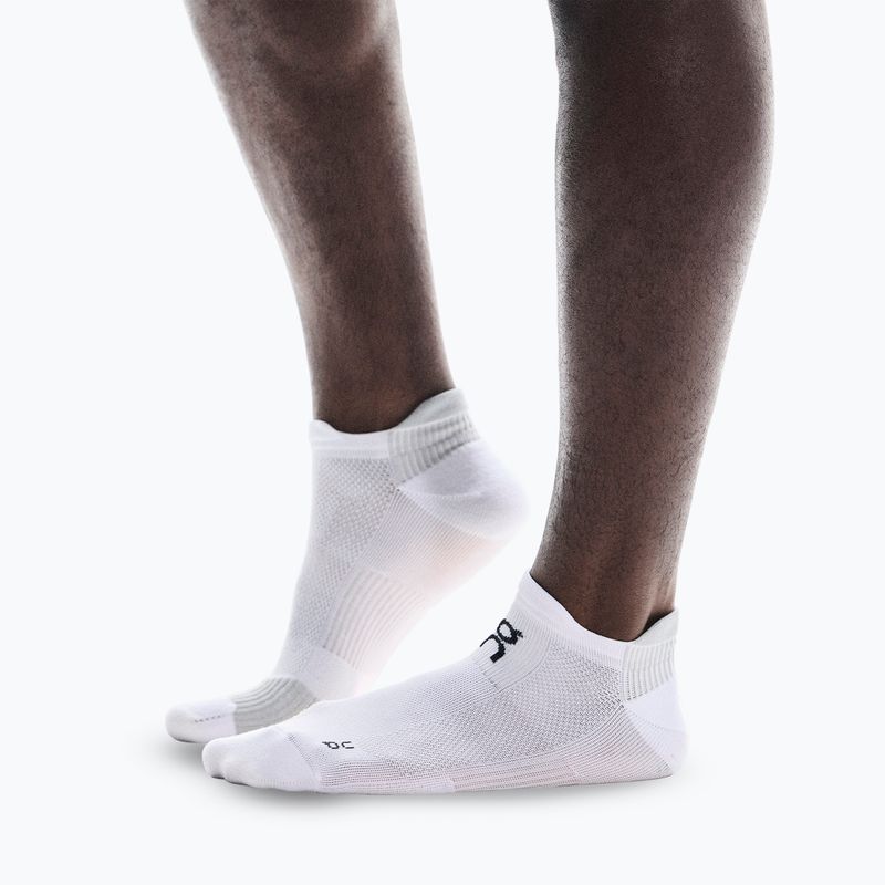 Șosete On Performance Run Low white/glacier 2