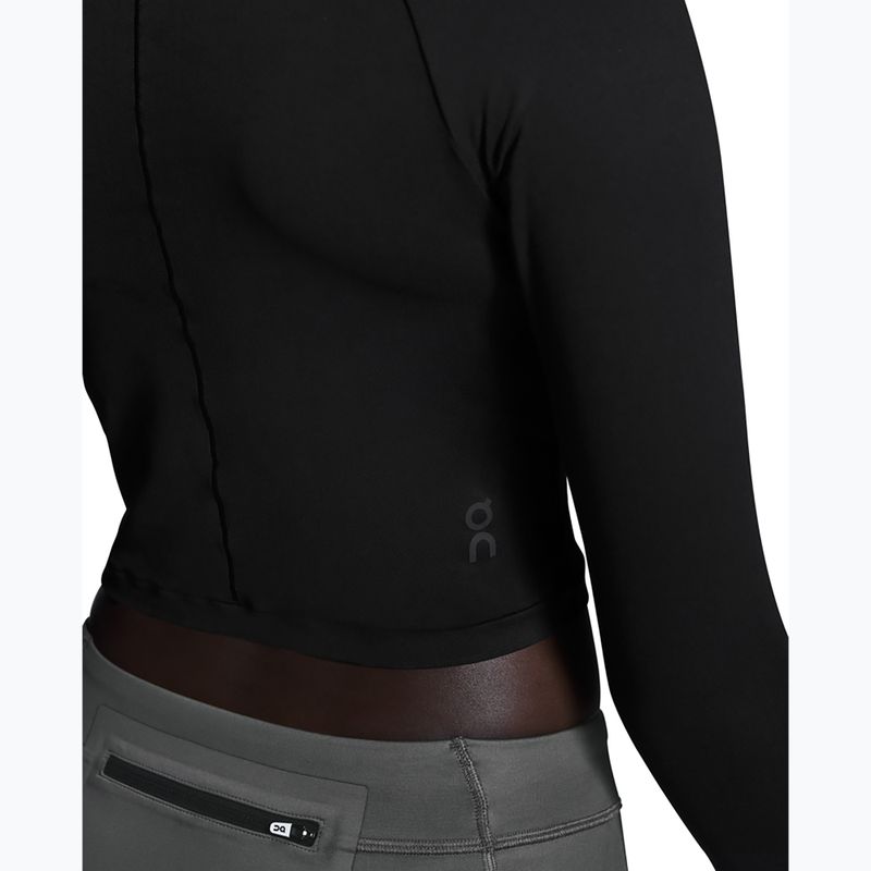 Bluză de antrenament cu mânecă lungă pentru femei On Studio Long-T Crop black 6
