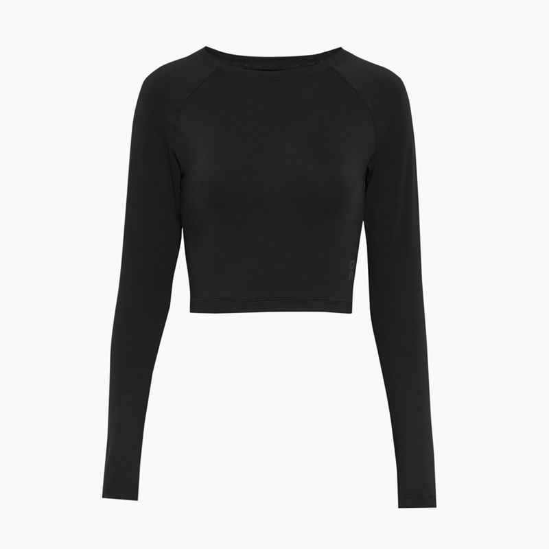 Bluză de antrenament cu mânecă lungă pentru femei On Studio Long-T Crop black 7