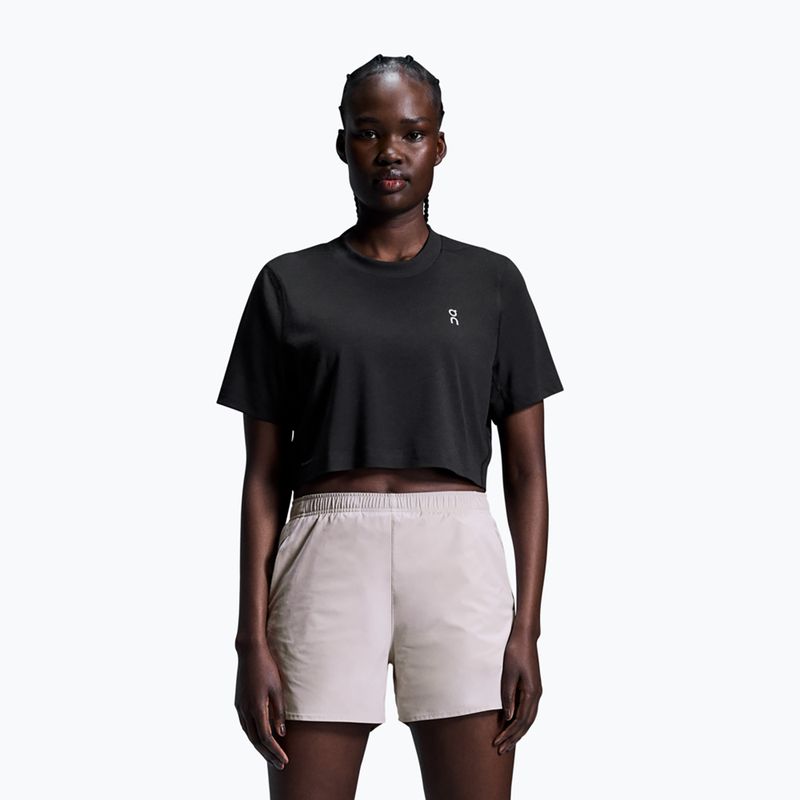 Tricou de antrenament pentru femei On Train-T Crop black