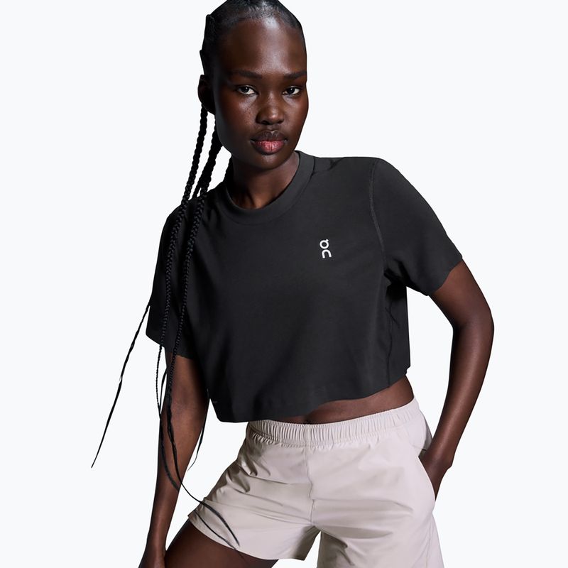 Tricou de antrenament pentru femei On Train-T Crop black 6