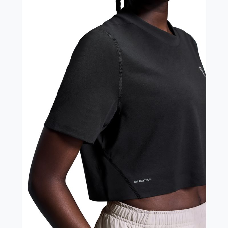 Tricou de antrenament pentru femei On Train-T Crop black 7