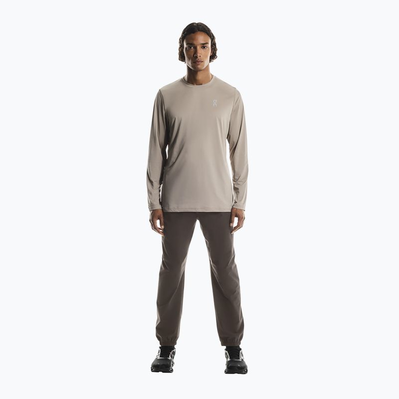 Longsleeve de alergare pentru bărbați On Core Long-T undyed-white 2