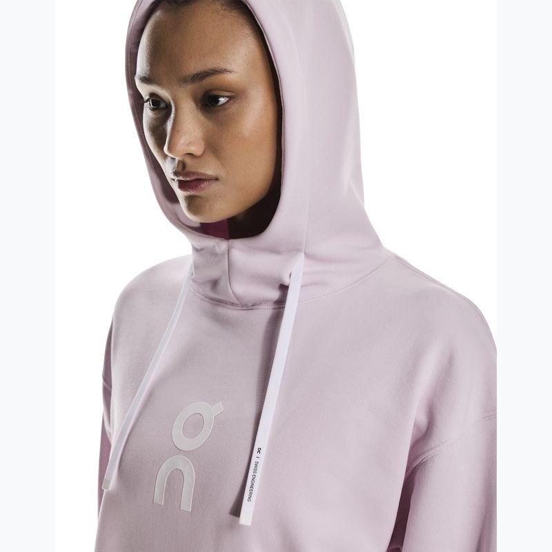 Hanorac damă On Running Club Hoodie orchid 4
