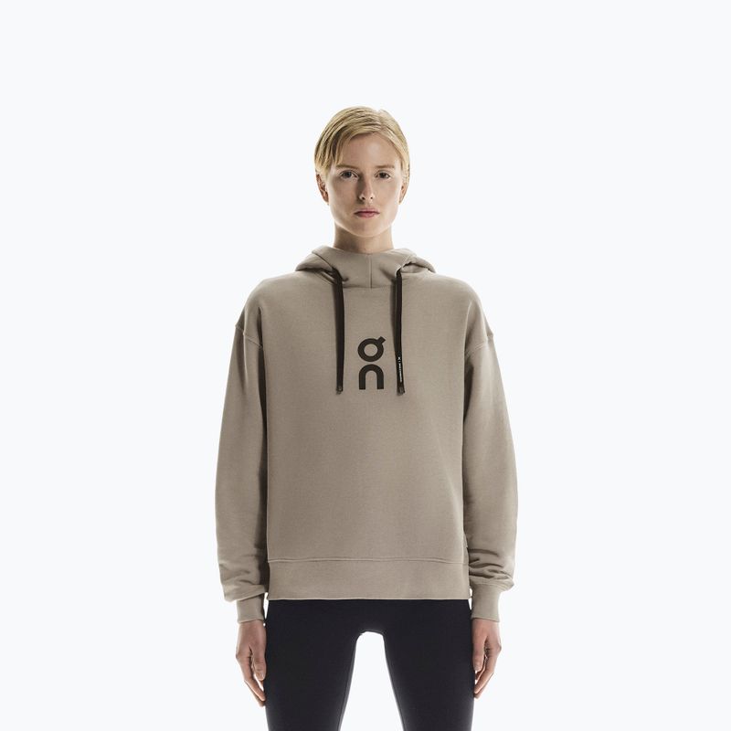 Hanorac damă On Running Club Hoodie desert