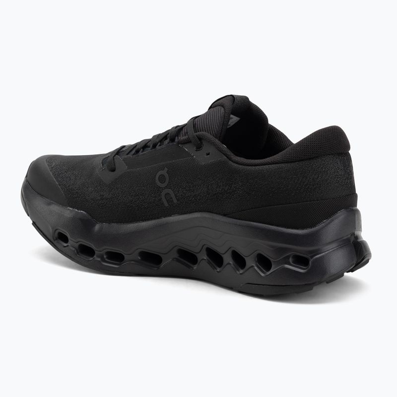 Pantofi de alergare bărbați On Cloudsurfer Trail 2 Waterproof negru/negru 3