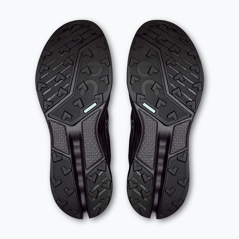 Pantofi de alergare bărbați On Cloudsurfer Trail 2 Waterproof negru/negru 12