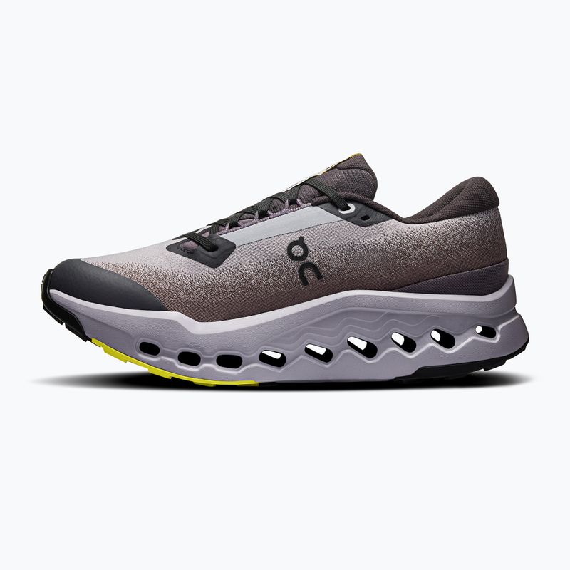 Pantofi de alergare damă On Cloudsurfer Trail 2 Waterproof negru/lila 2
