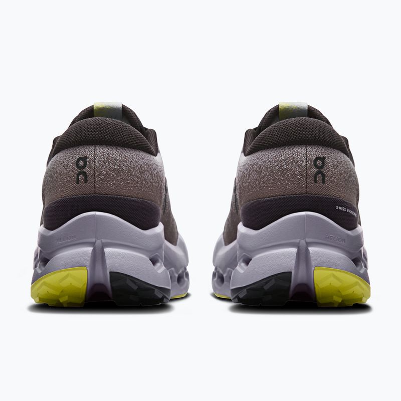 Pantofi de alergare damă On Cloudsurfer Trail 2 Waterproof negru/lila 4