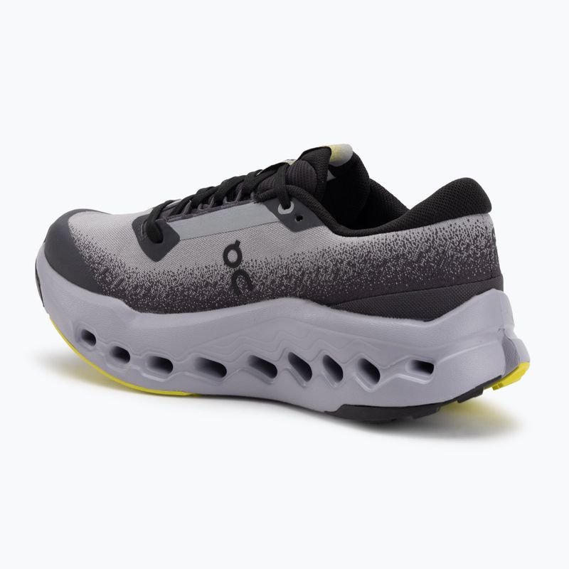 Pantofi de alergare damă On Cloudsurfer Trail 2 Waterproof negru/lila 3
