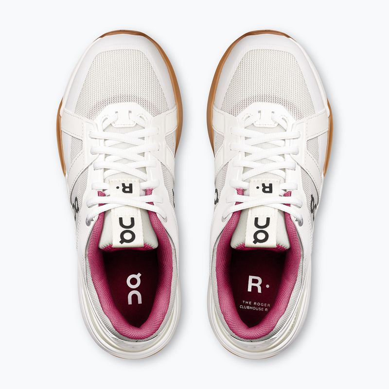 Încălțăminte de tenis pentru femei On The Roger Clubhouse Pro ivory/grenadine 6