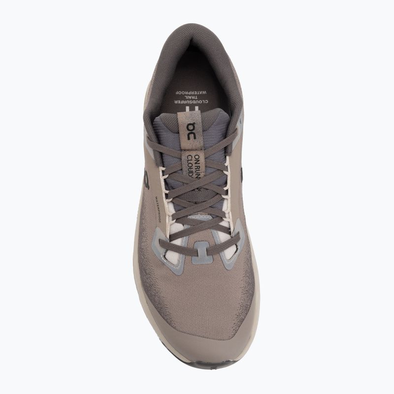 Pantofi de alergare bărbați On Cloudsurfer Trail 2 Waterproof cinder/desert 5