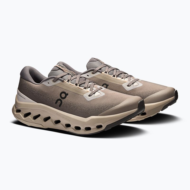 Pantofi de alergare bărbați On Cloudsurfer Trail 2 Waterproof cinder/desert 10