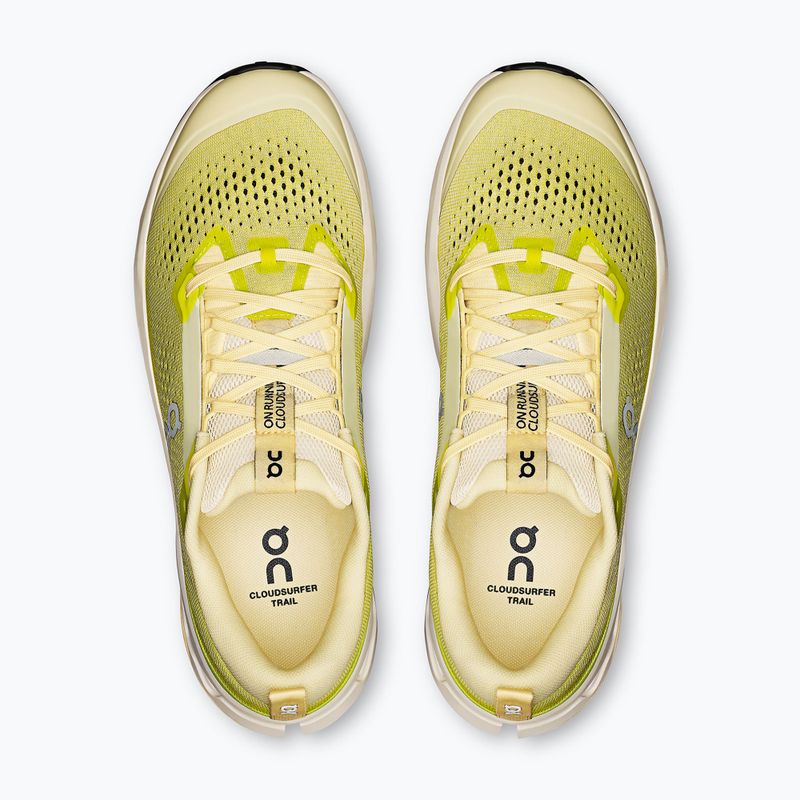 Pantofi de alergare bărbați On Cloudsurfer Trail 2 ivory/lime 13