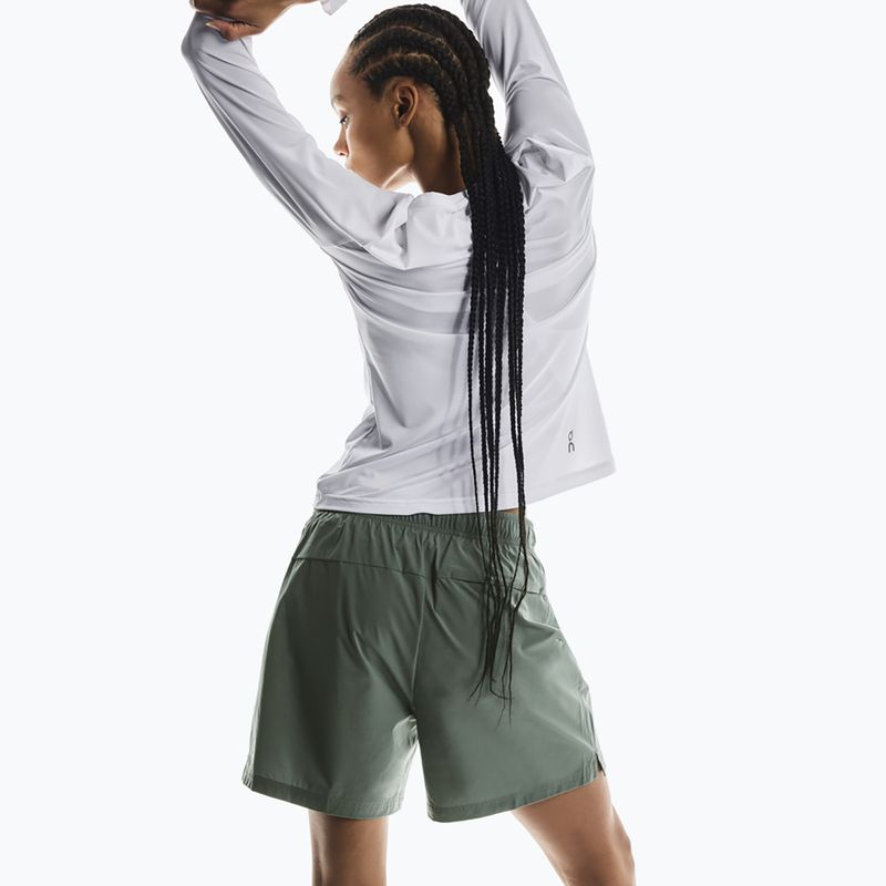 Pantaloni scurți de alergare pentru femei On 5" Core olive 5