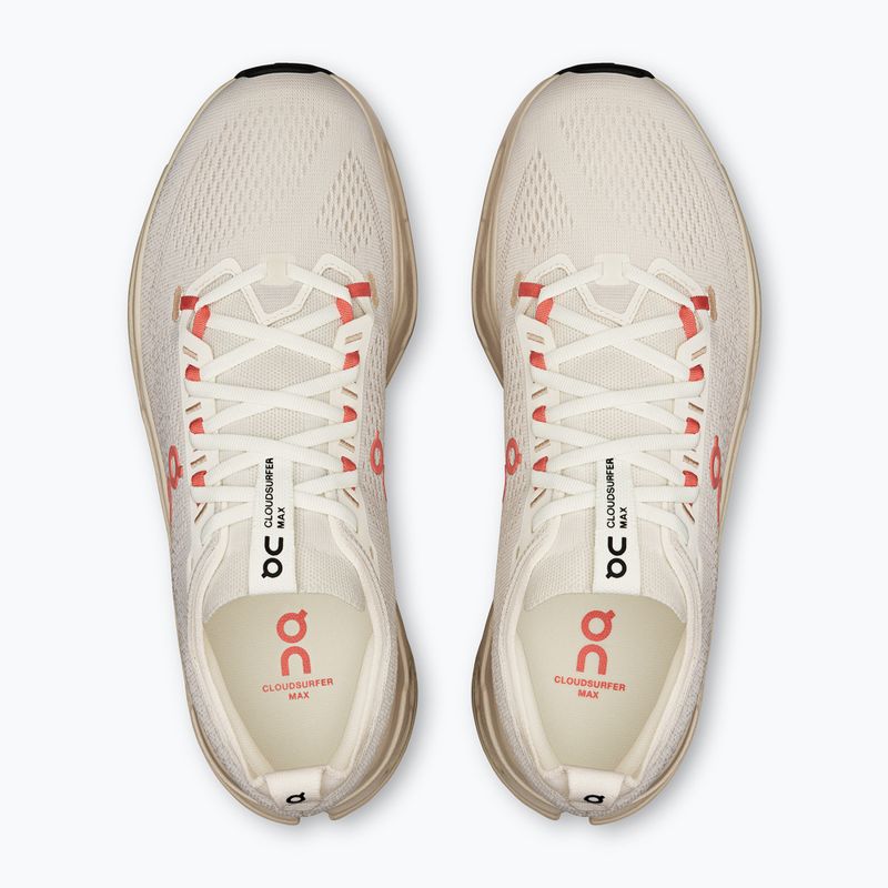 Încălțăminte de alergare pentru bărbați On Cloudsurfer Max ivory/salmon 6