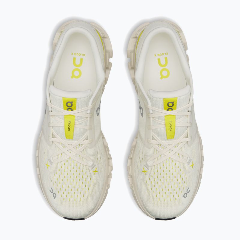 Pantofi de alergare bărbați On Cloud X 4 ivory/lime 6