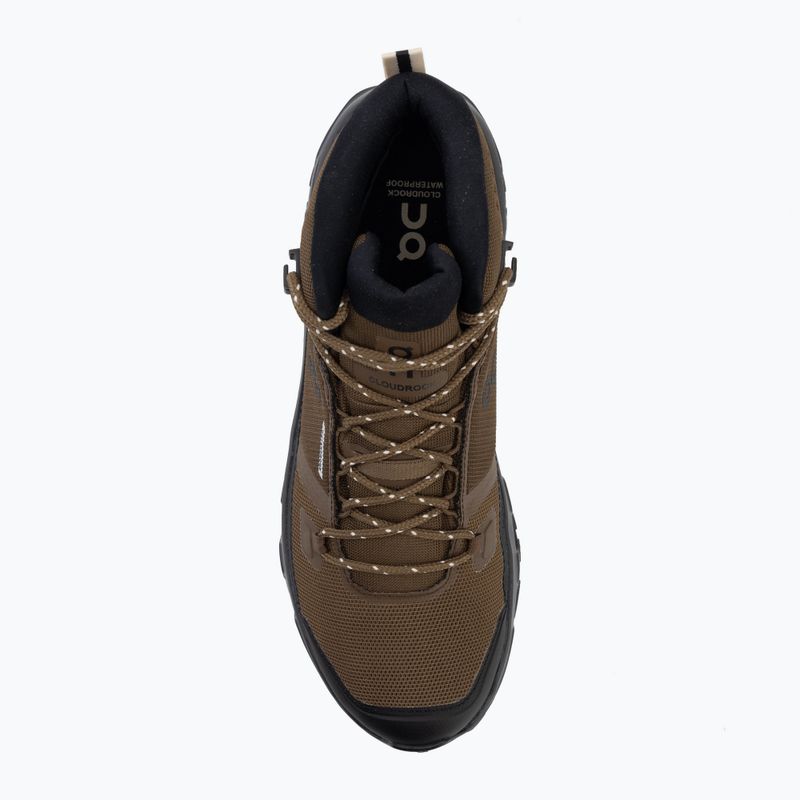 Încălțăminte de trekking pentru bărbați On Cloudrock Mid Waterproof earth/black 5