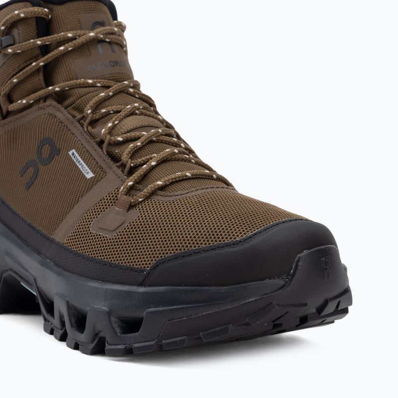 Încălțăminte de trekking pentru bărbați On Cloudrock Mid Waterproof earth/black 7